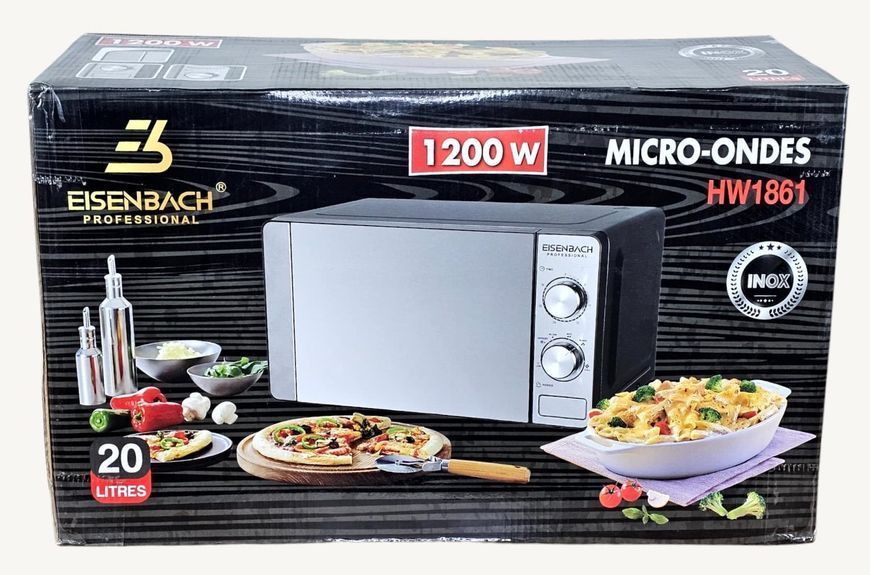 Мікрохвильова піч Eisenbach Professional 1200W, 20 літрів 00005 фото