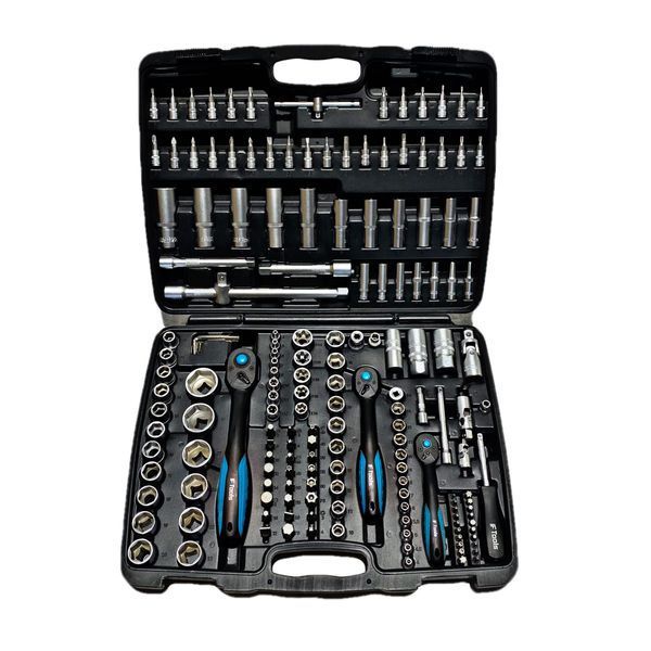 172 Pcs Super Lock 1/4&Prime; 3/8&Prime; 1/2&Prime; DR Metric Socket Set