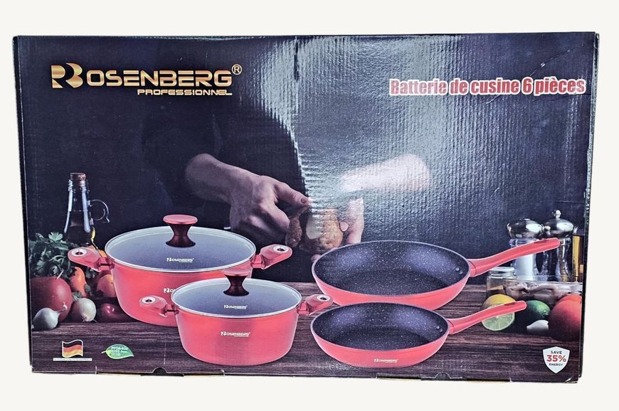 Zestaw naczyń Rosenberg Professional &ndash; 6 element&oacute;w