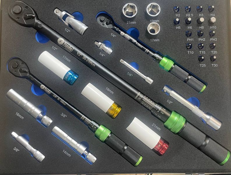 Zestaw kluczy dynamometrycznych FTools 3 szt.