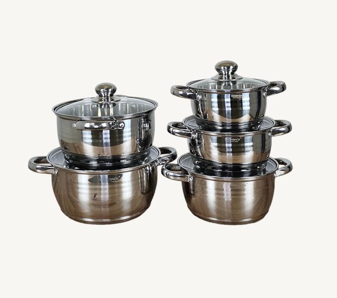 Zestaw Garnk&oacute;w z Pokrywkami &bdquo;Exclusive collection&rdquo; Eisenbach Professional, 5 Sztuk